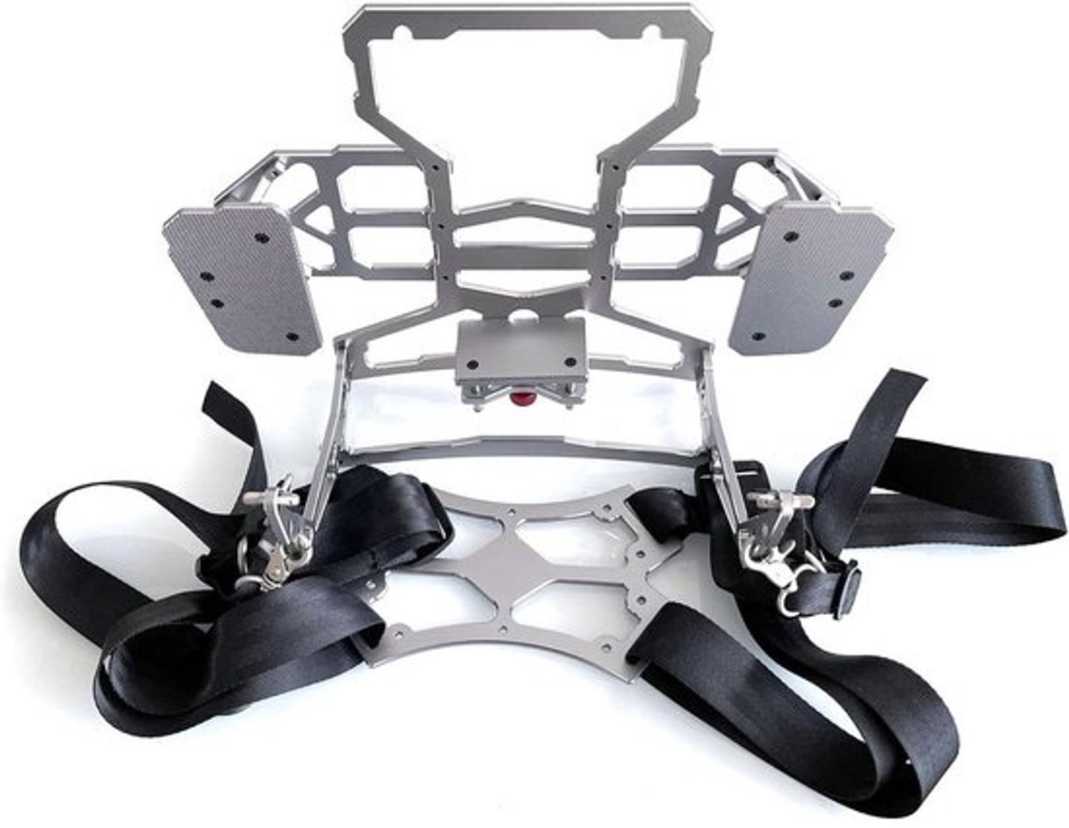 Metalen Lade Houder - Afstandsbediening Tray - RC Onderdeel - Met Riem - Small - Zilver