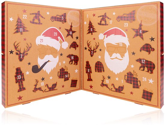 Adventskalender Man 2026 - 24 verrassingen - Stoer pakket - Adventkalender Volwassenen - Geschenkset Mannen - Cadeautjes — cadeau in Verzorging - foto 3