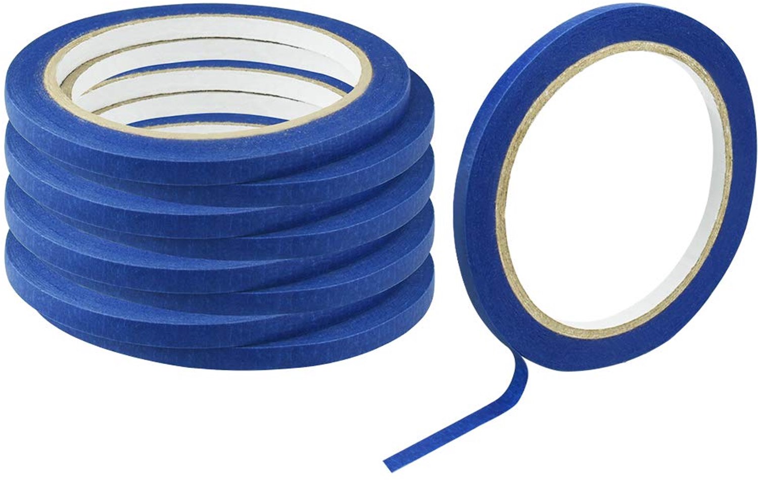 Verf tape 20m x 6mm - blauwe masking tape - laat geen resten achter - ideaal voor schilderen - Homevero