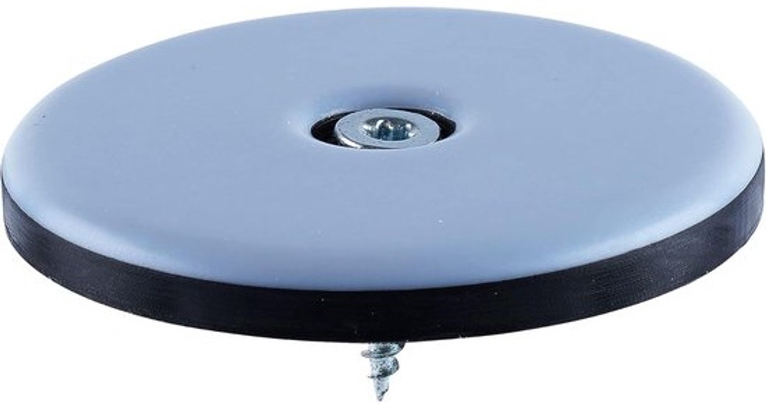 Meubelglijders Schroefbaar - Teflon Glijders - Vloer Beschermen - Verschillende Vormen - Ø 50 mm - Grijs Blauw