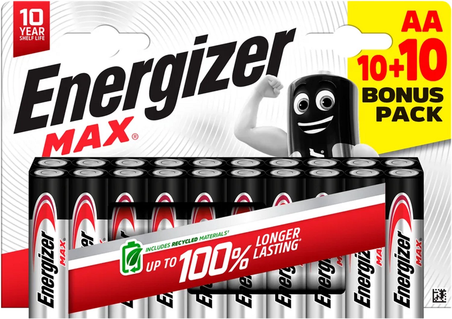 Energizer MAX AA Batterijen - 20 Stuks - Alkaline Batterij - 1.5V