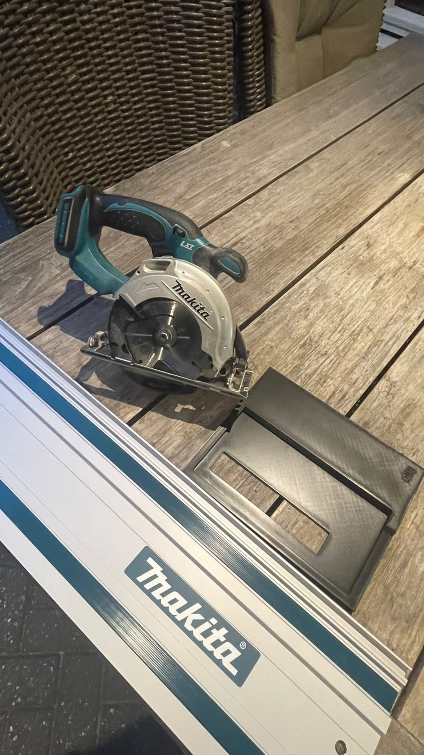 3DTS Geleiderailadapter - Geschikt voor Makita DSS501 - Zwart