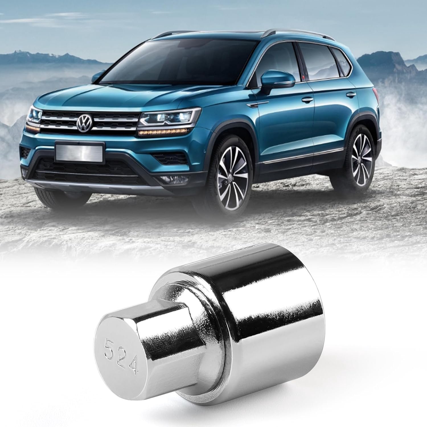Rim lock adapter 524 - VW staal 42CrMo - duurzaam en roestvrij - eenvoudige installatie - ShopVlot