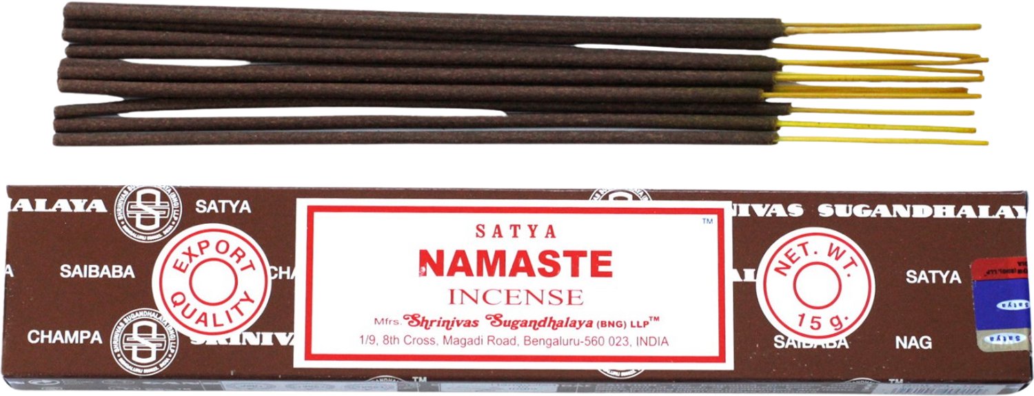 Satya Wierookstokjes Namaste 15 Gram Bamboe Bruin
