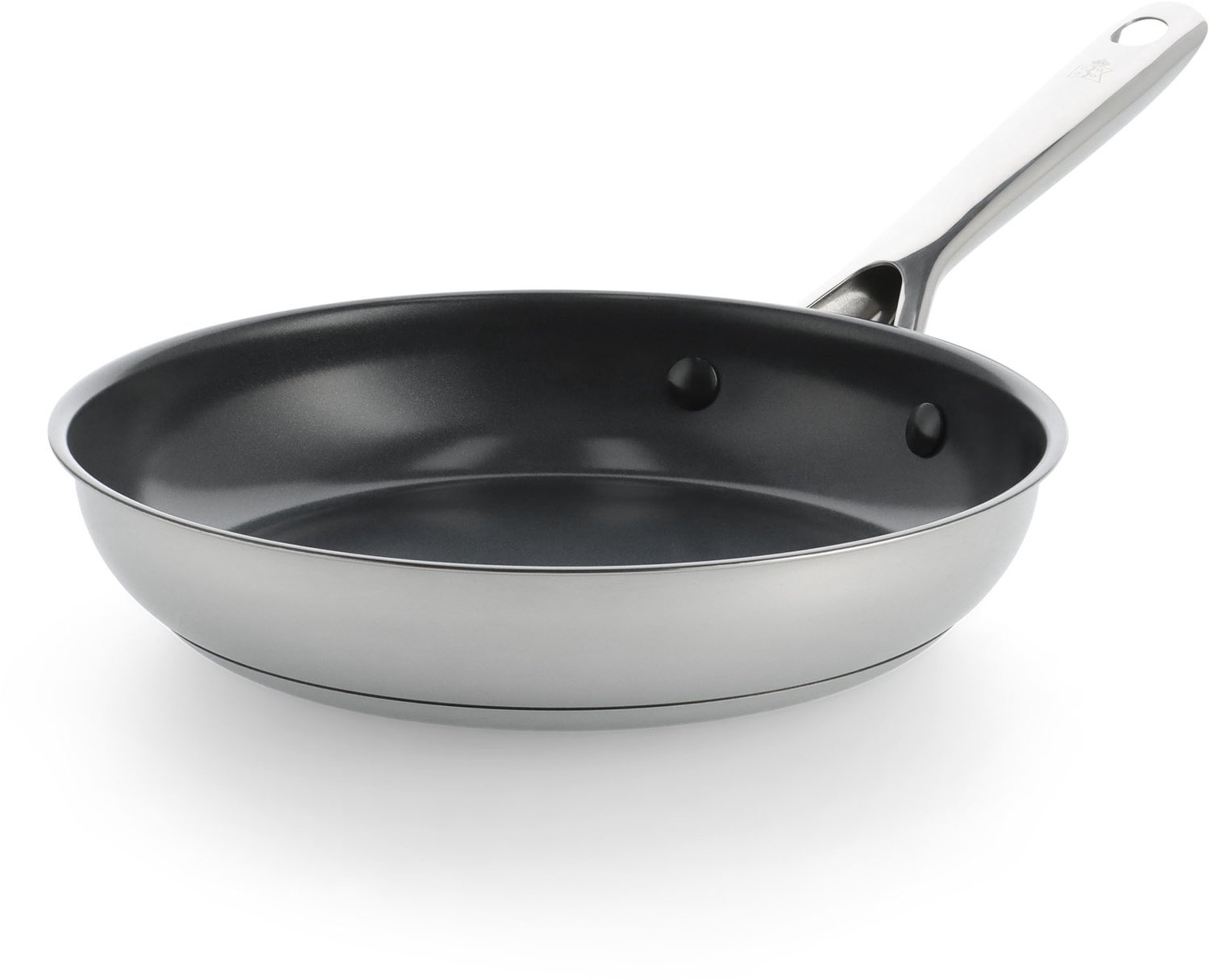 BK Sparkling Koekenpan 24cm - PFAS-vrije antikleeflaag - Koekenpan inductie - Keramische koekenpan - Ovenbestendig tot 220°C - RVS handgreep - Zilver