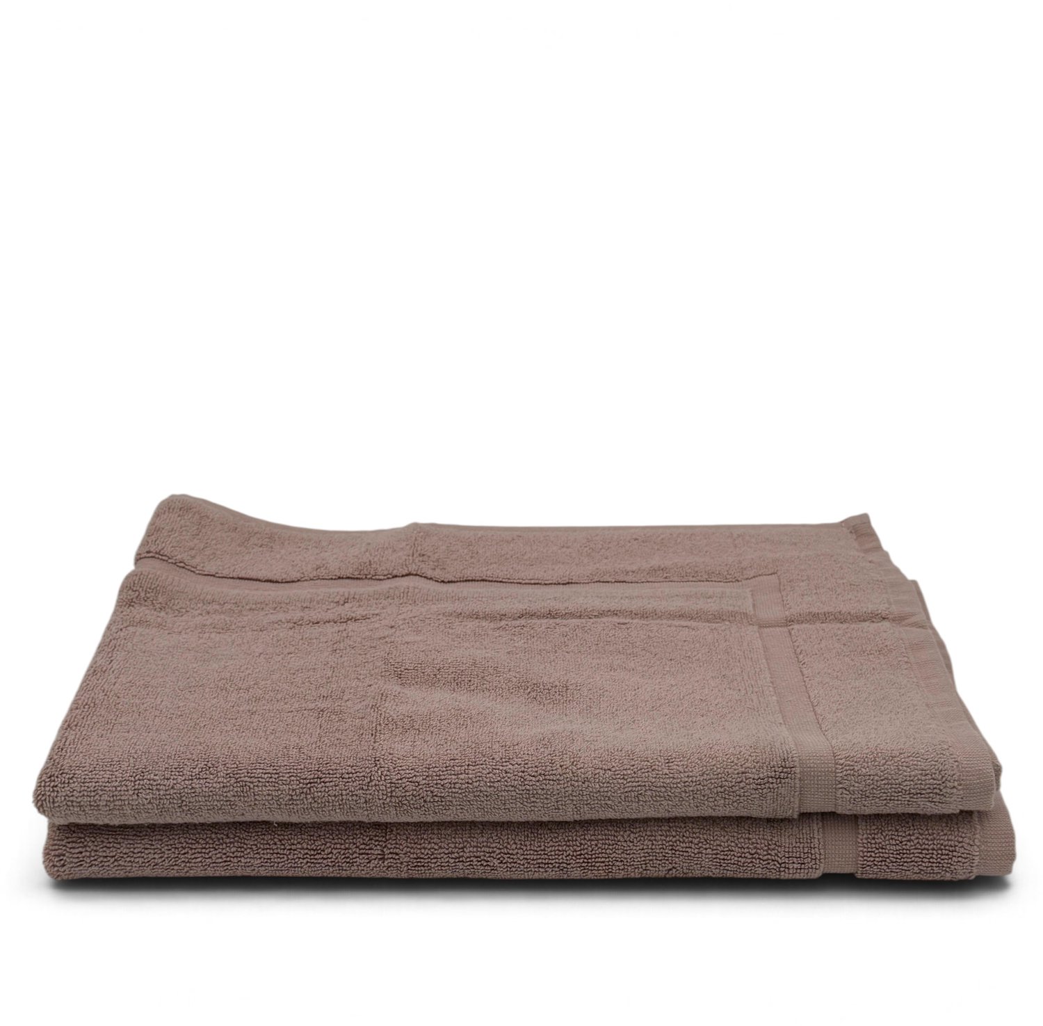 The Linen Room Badmat – 50 x 70 cm – Set van 2 – 100% Egyptisch Katoen – 800 gram/m2 – Extra Dik & Hoog Absorberend – Taupe