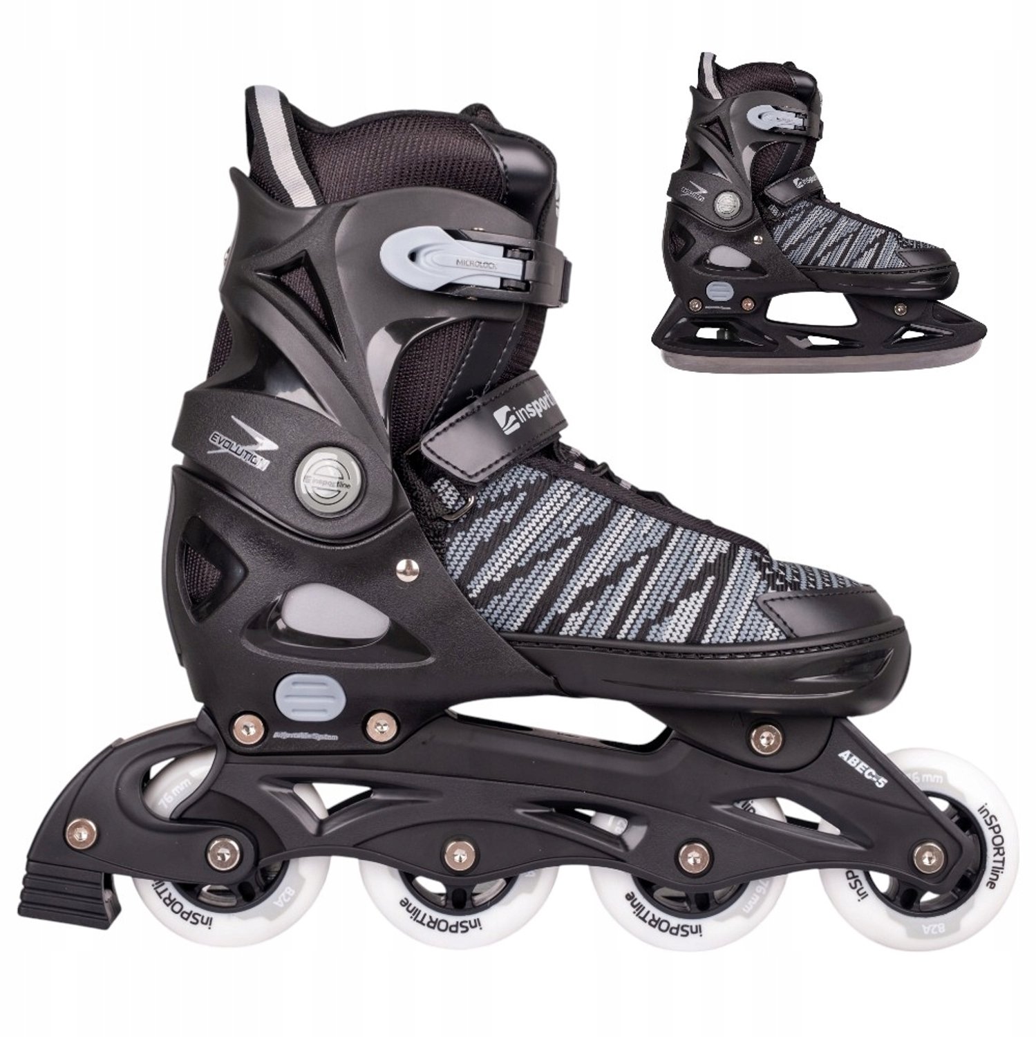 Verstelbare 2-in-1 Schaatsen en Skeelers