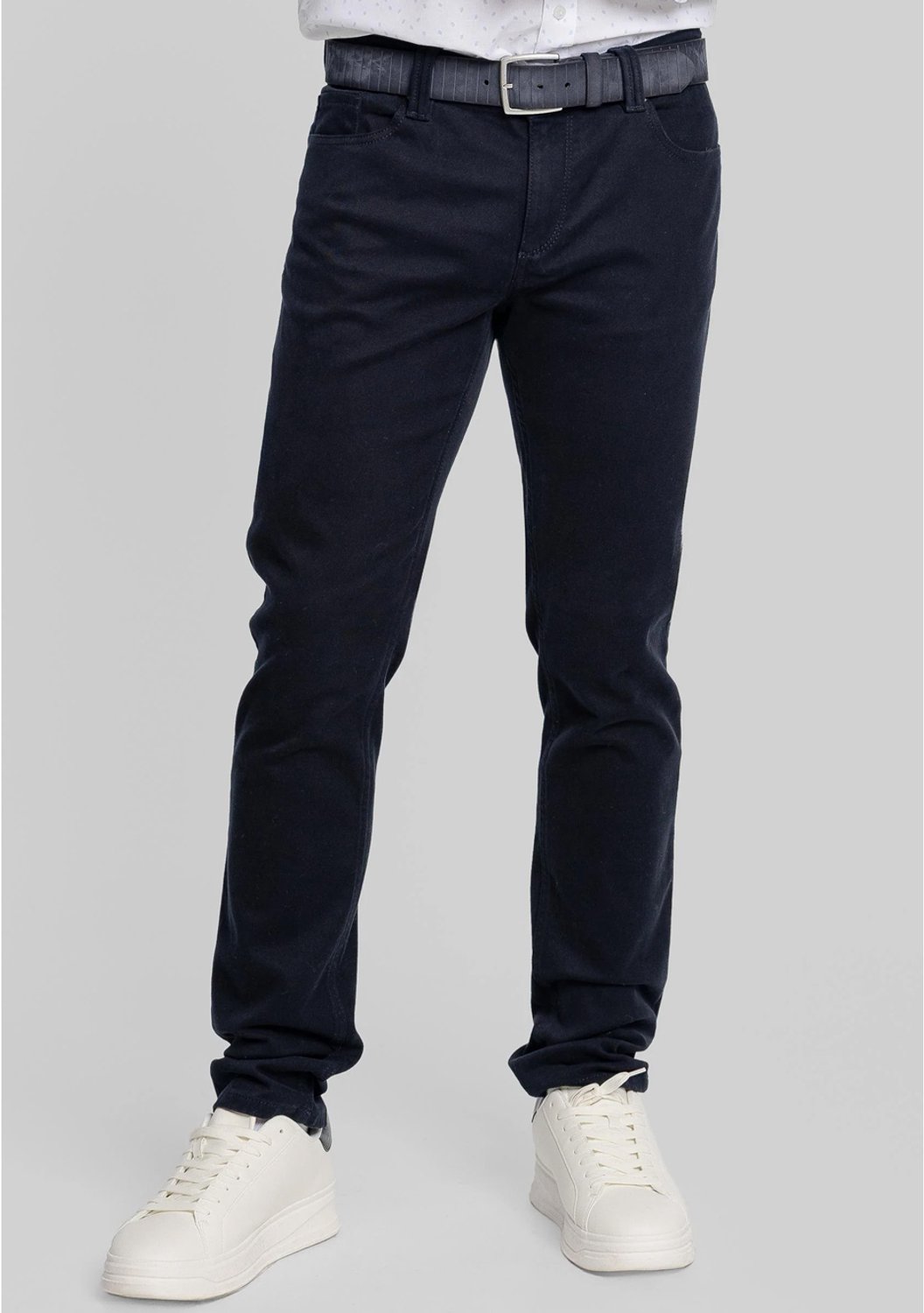 Alberto - 5-Pocket - Mannen - W36 X L36 - Dark Navy - Katoen - 4207-1607 Pipe