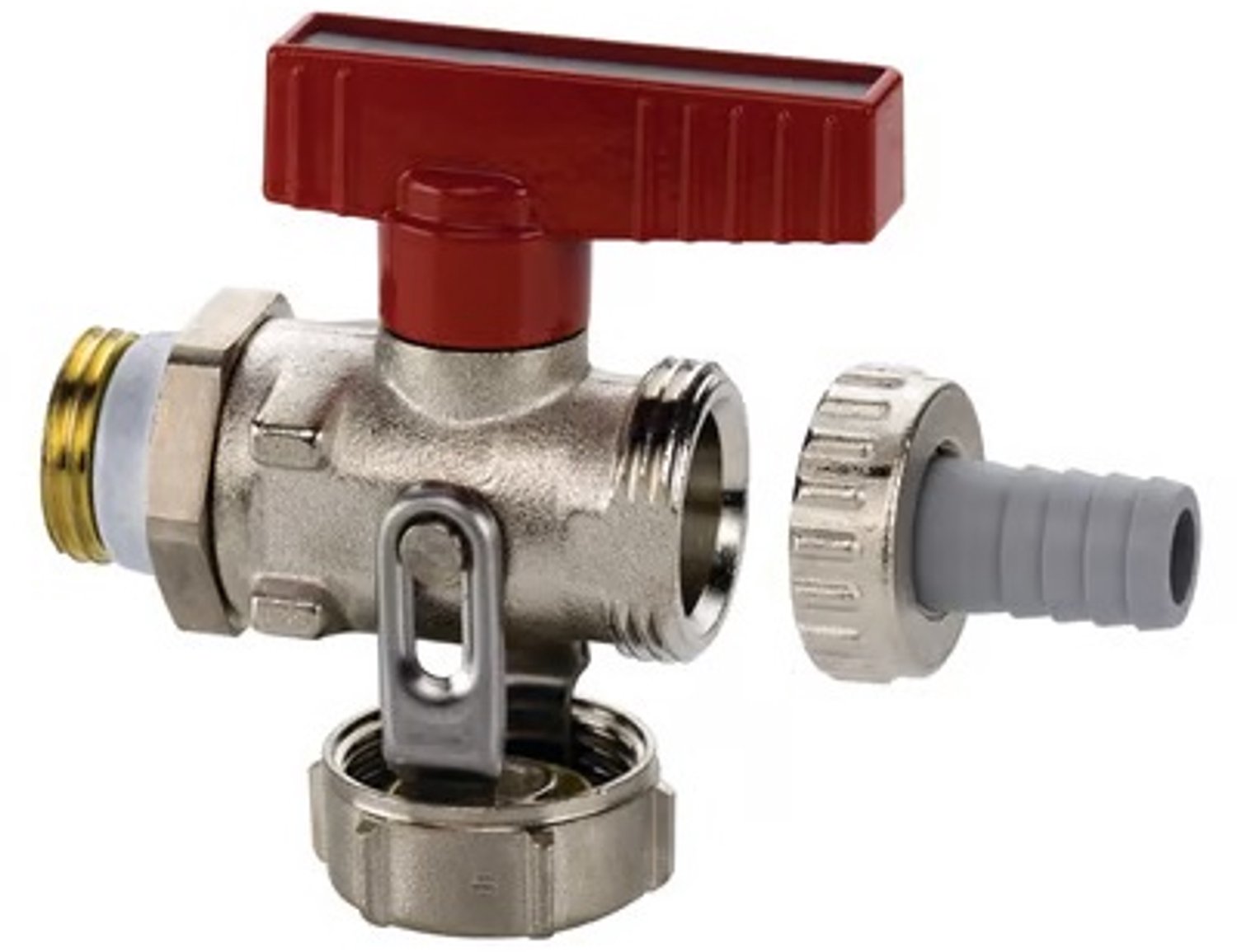 Simplex (VSH) - F10638VSH - CV vul-aftapkraan met hendel en slangtule - 1/2"