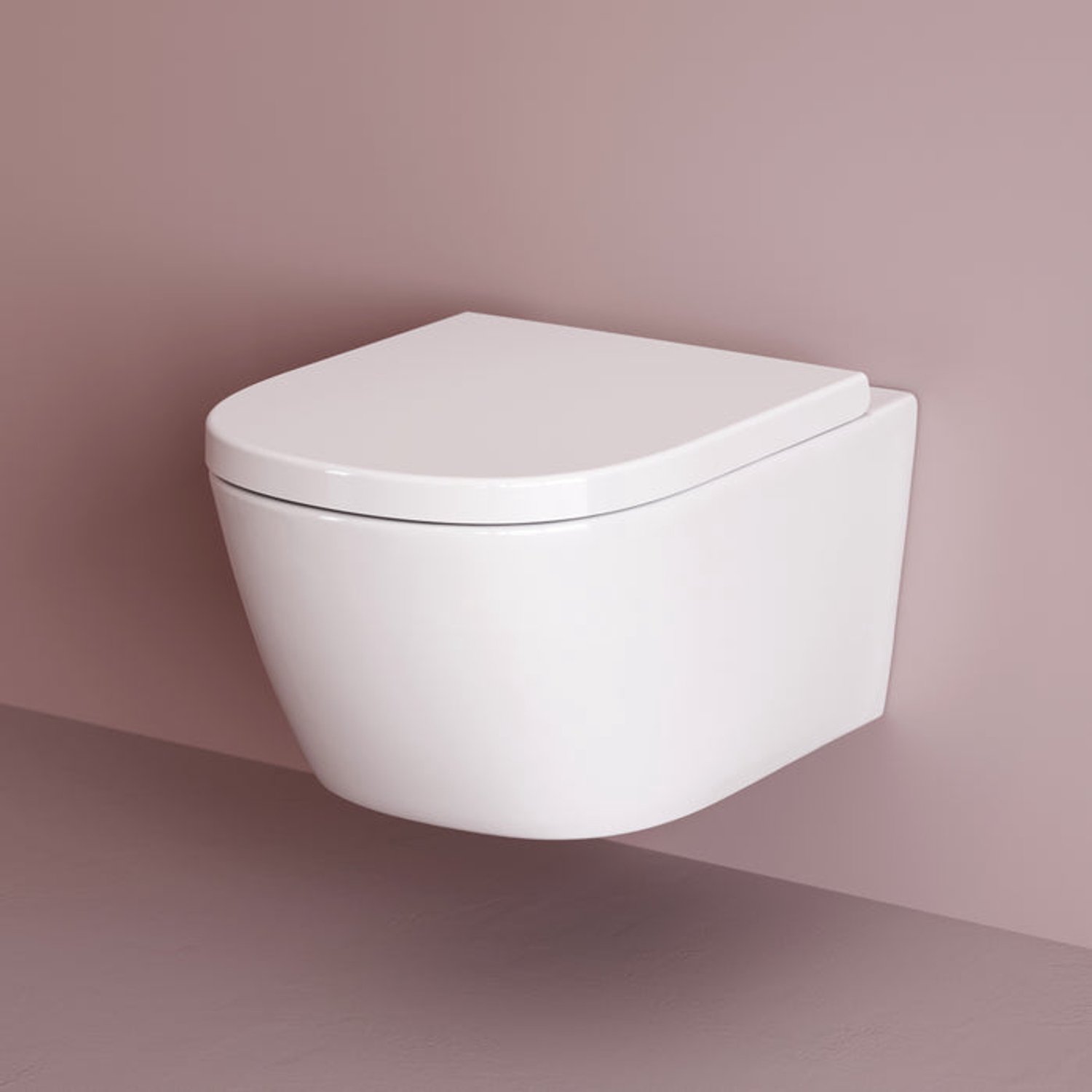 AM.PM Libre hangtoilet AquaSpin zonder spoelrand met soft-close – wit