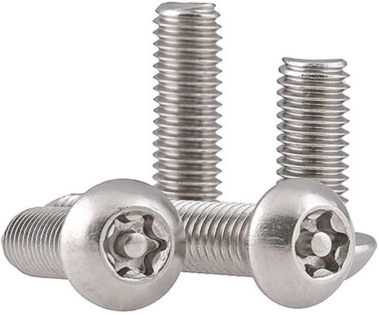 RVS Torx Schroeven - Dome Bouten - Machine Bevestiging - Corrosiebestendig Staal - M3x4mm 50 Stuks - Zilverkleurig