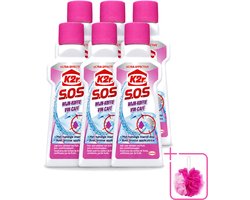 6 x K2R - SOS Vlekverwijderaar - Wijn & Koffie - 50ml - Bulkverpakking - Wijnvlek verwijderen - Douchemop - Koffievlek verwijderen