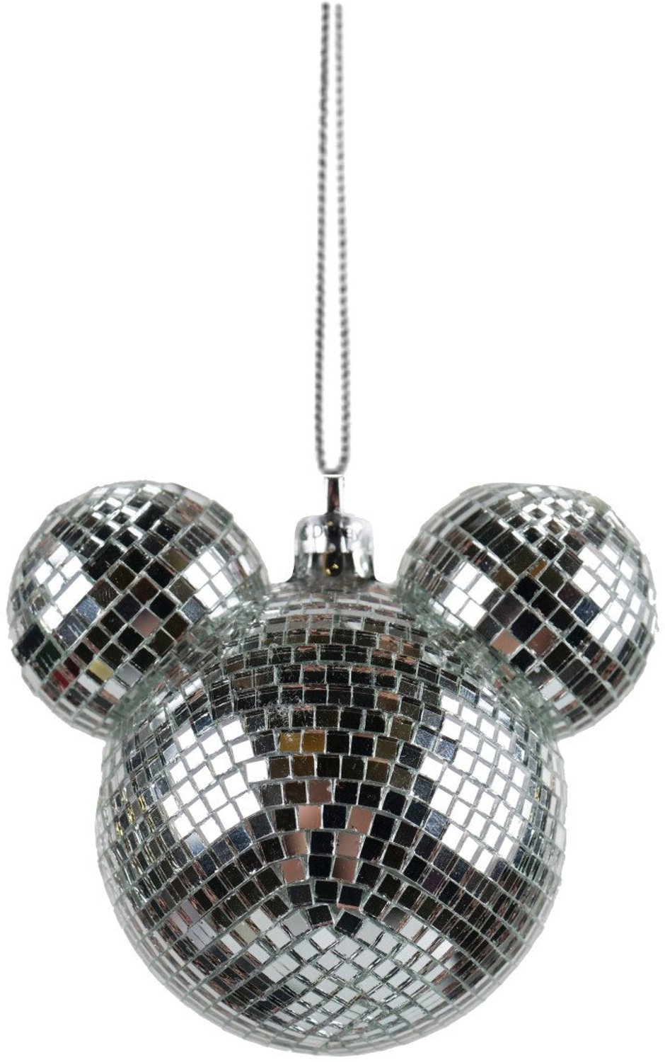 Disney Kersthanger - discobal Mickey Mouse - 8 cm zilver
