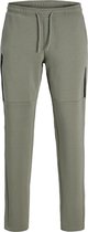 JACK & JONES Jcogordon Fusion Unc Sweat Pants regular fit - heren joggingbroek - groen (vetiver)