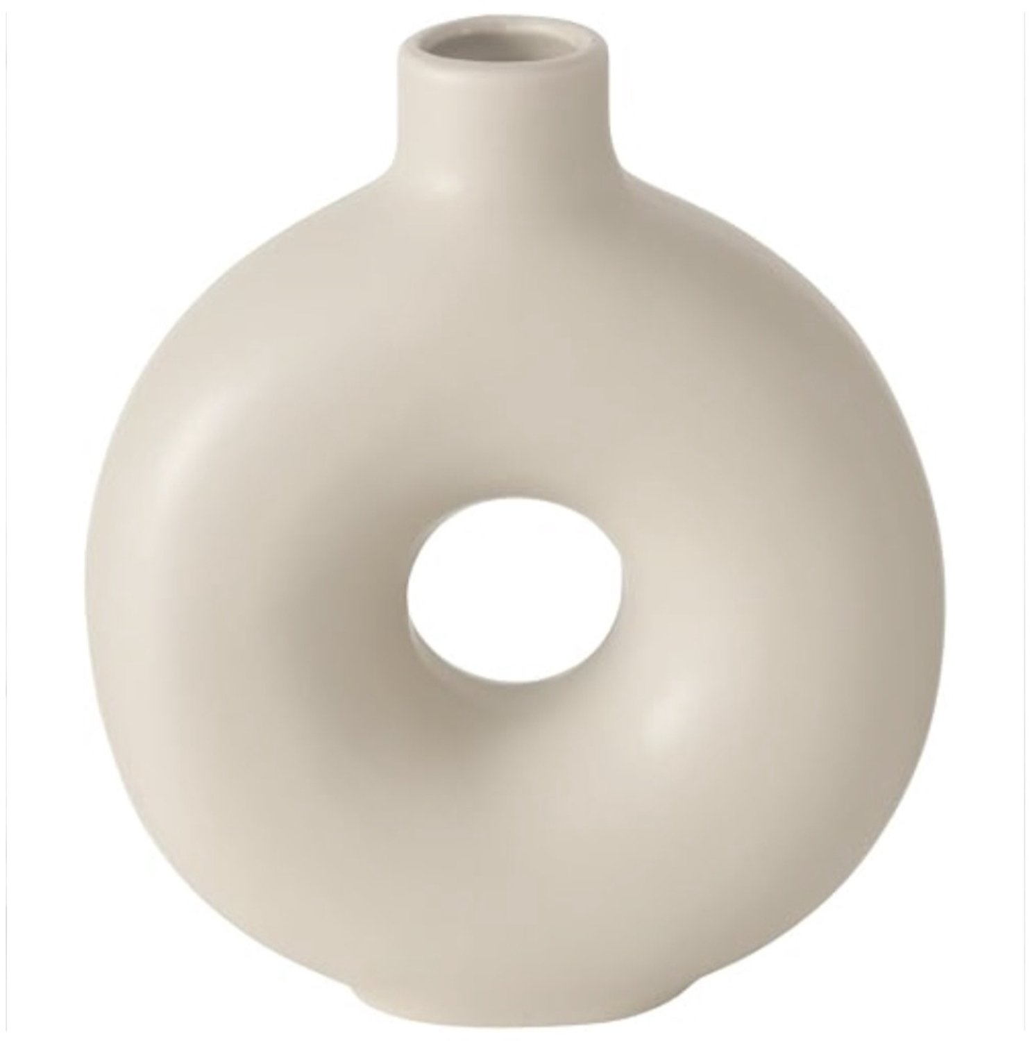 Boltze Home Vaas - Lanyo - taupe - 17x7x20 Beige
