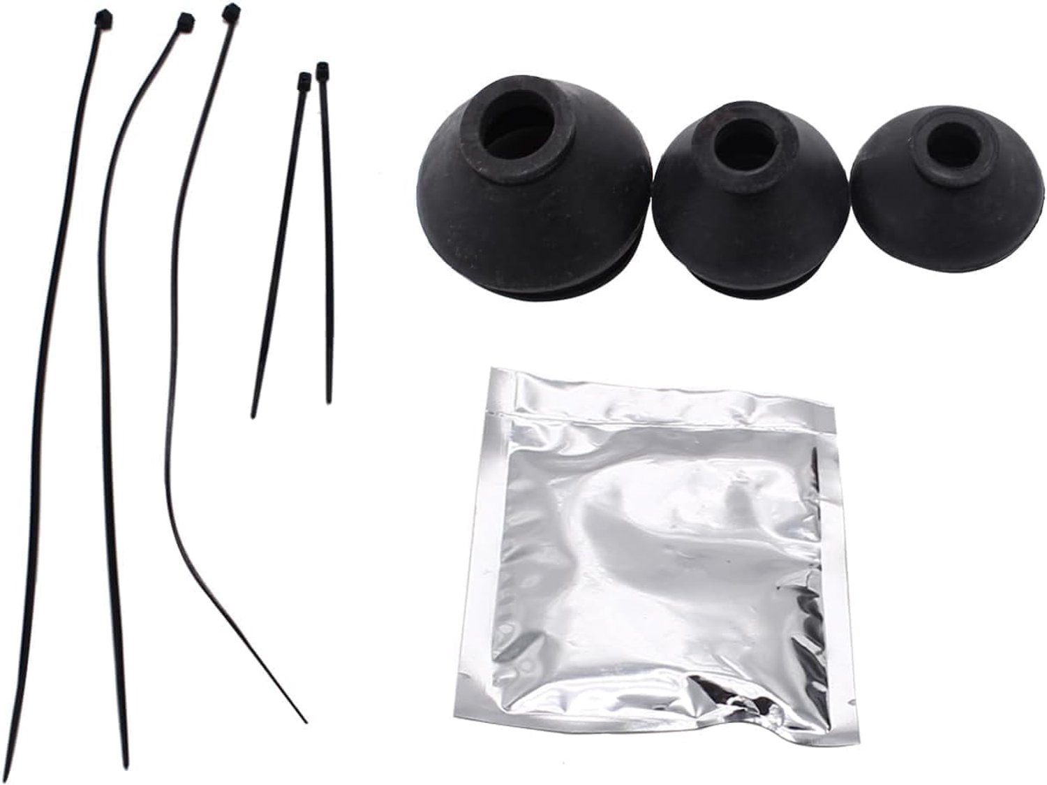 Rubber baljoint stofkappen set - 3 maten - universele bescherming - geschikt voor de meeste voertuigen - ShopVlot
