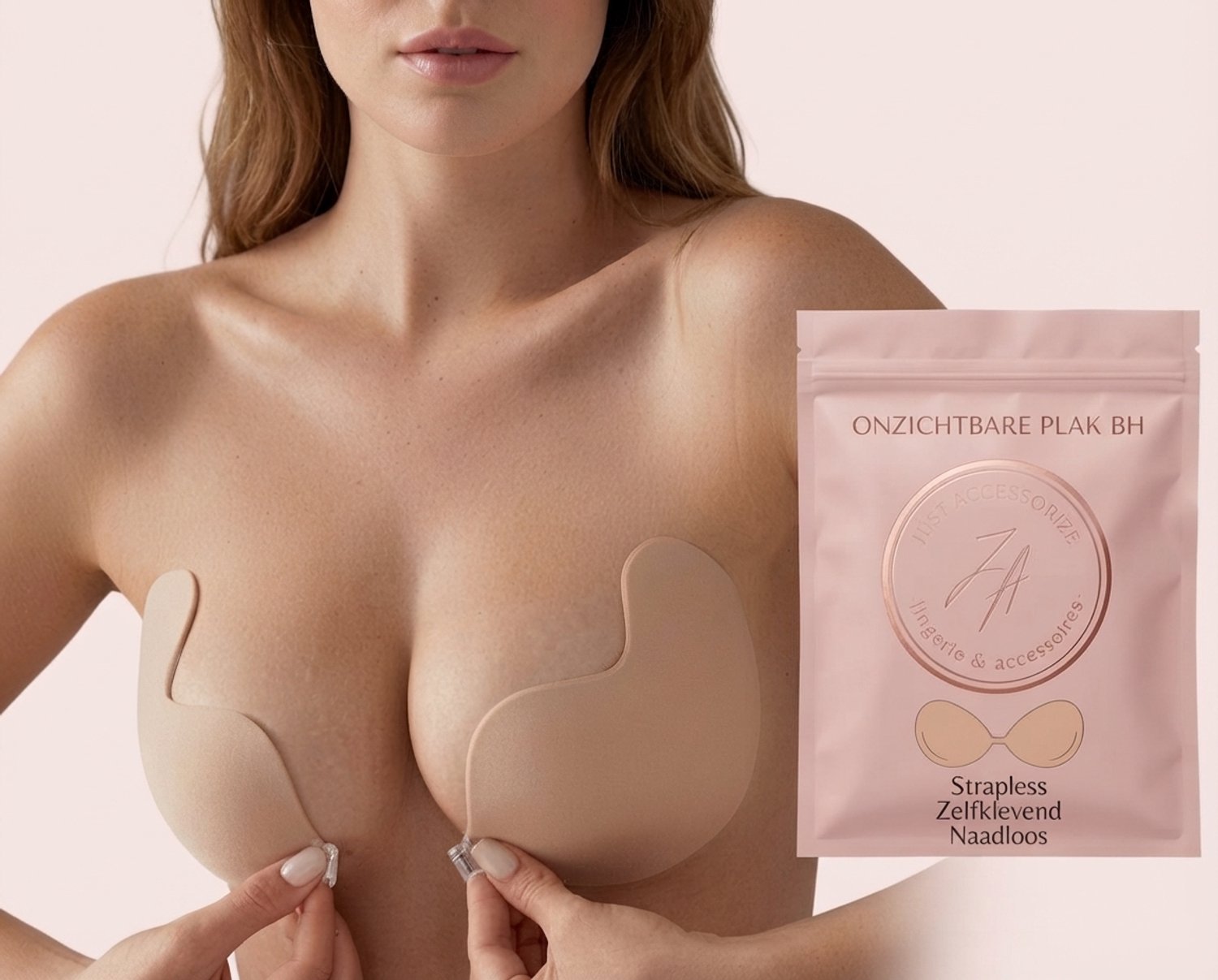 Onzichtbare Plak BH - Strapless Bra - Goed zelfklevend - Maat A, B of C