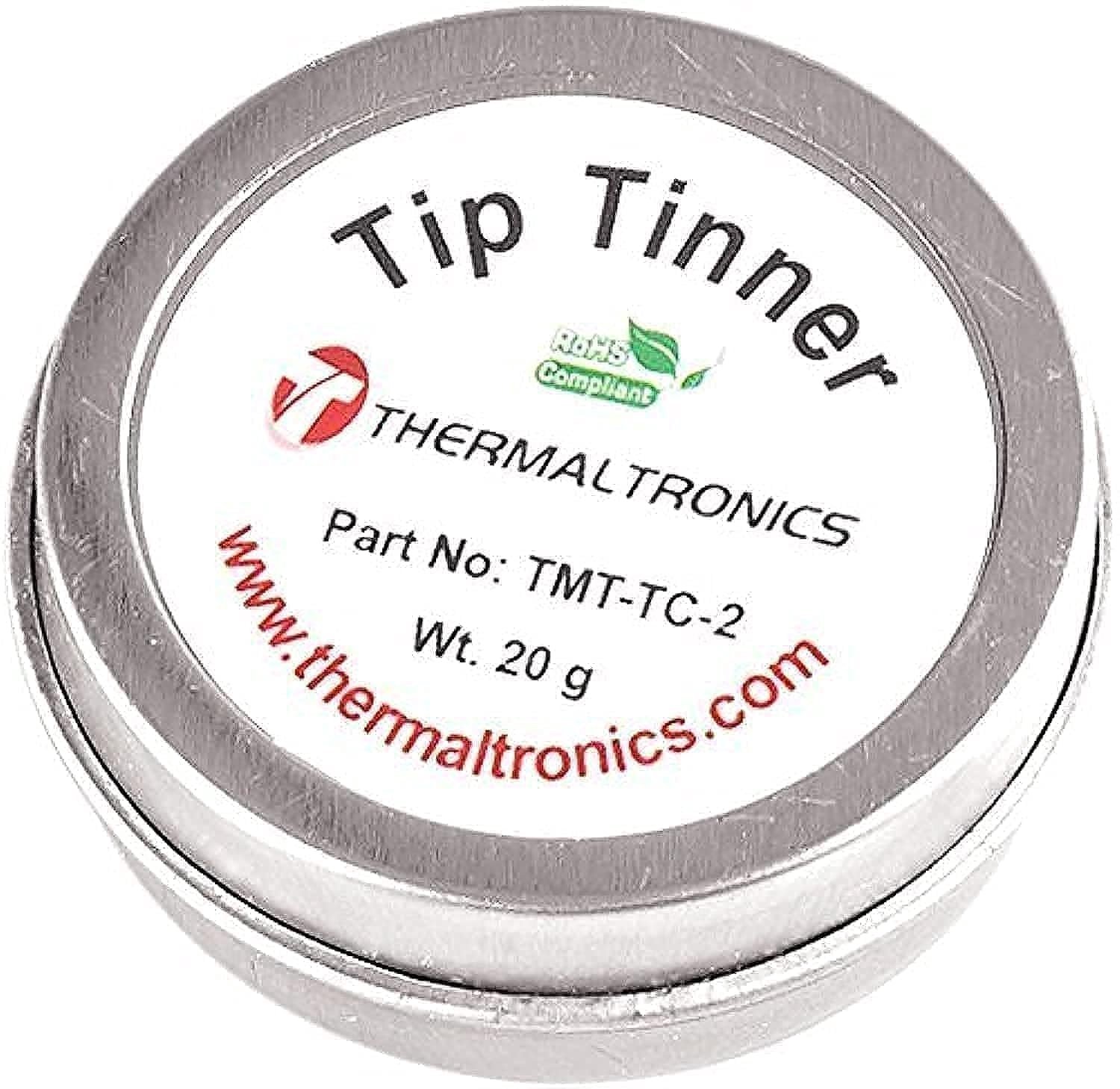 Tip tinner 20g - loodvrije formule - verwijdert oxidatie - snel reinigen van soldeerpunt - ShopVlot