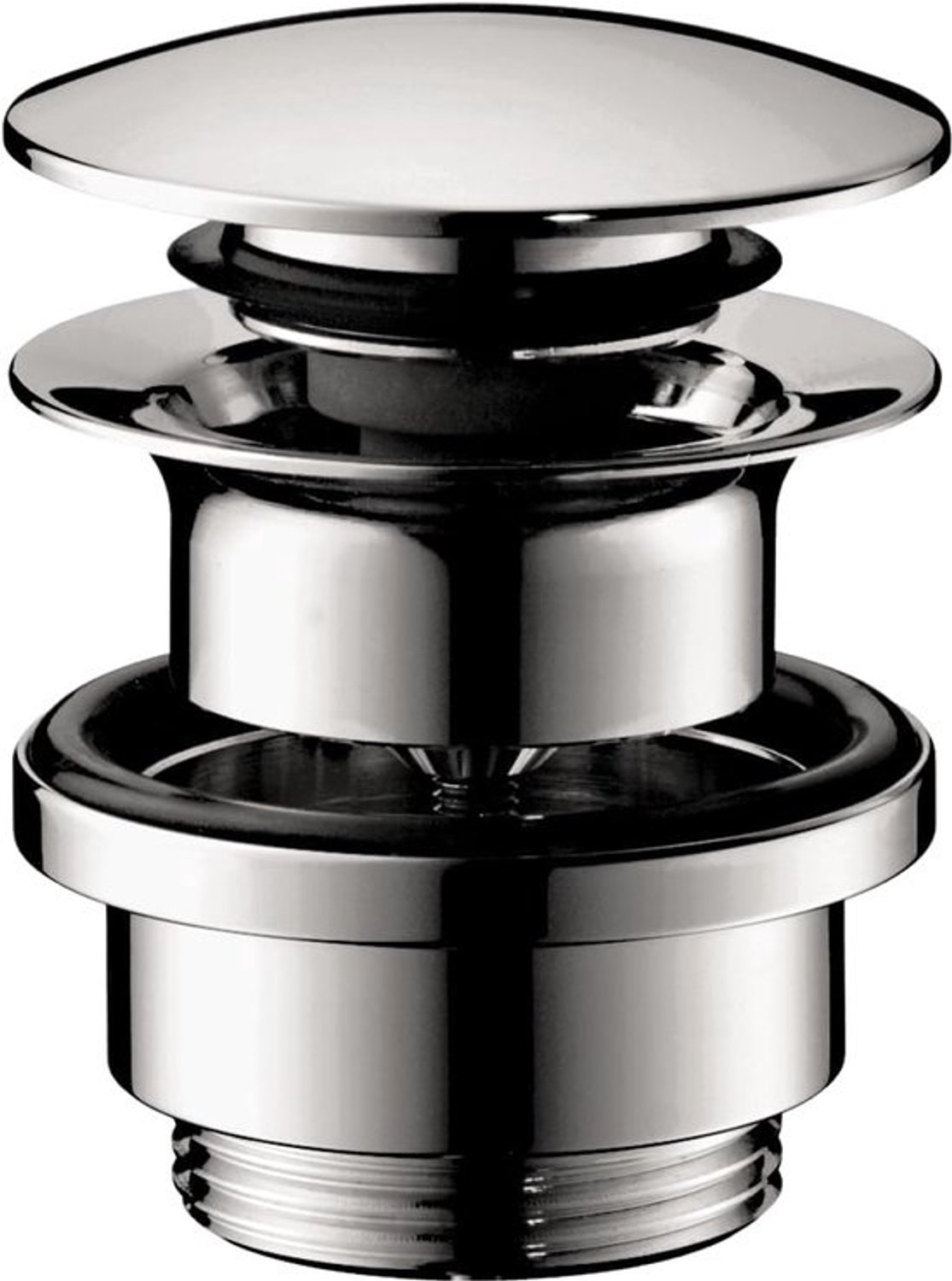 Afvoerset Douche - Drukknop Afvoer - Badkamer Afvoer - Eenvoudige Bediening - 1 1/4 inch - chroom