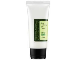 CORSX - Aloe Soothing Sun Cream Spf50+ PA+++ - 50 ml Hydraterende zonnebrand crème voor gezicht | Dagelijks gebruik