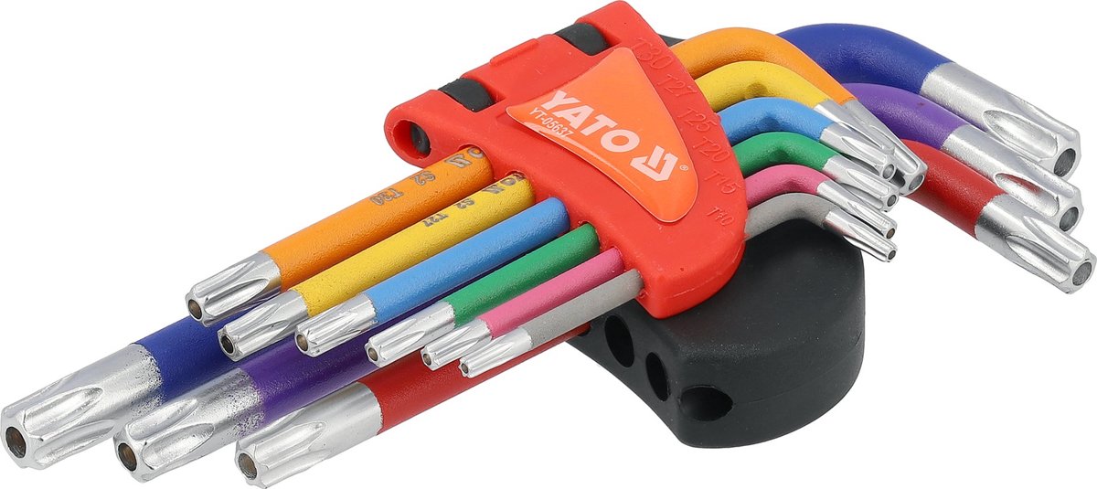 9-delige Korte Torx Sleutelset T10–T50