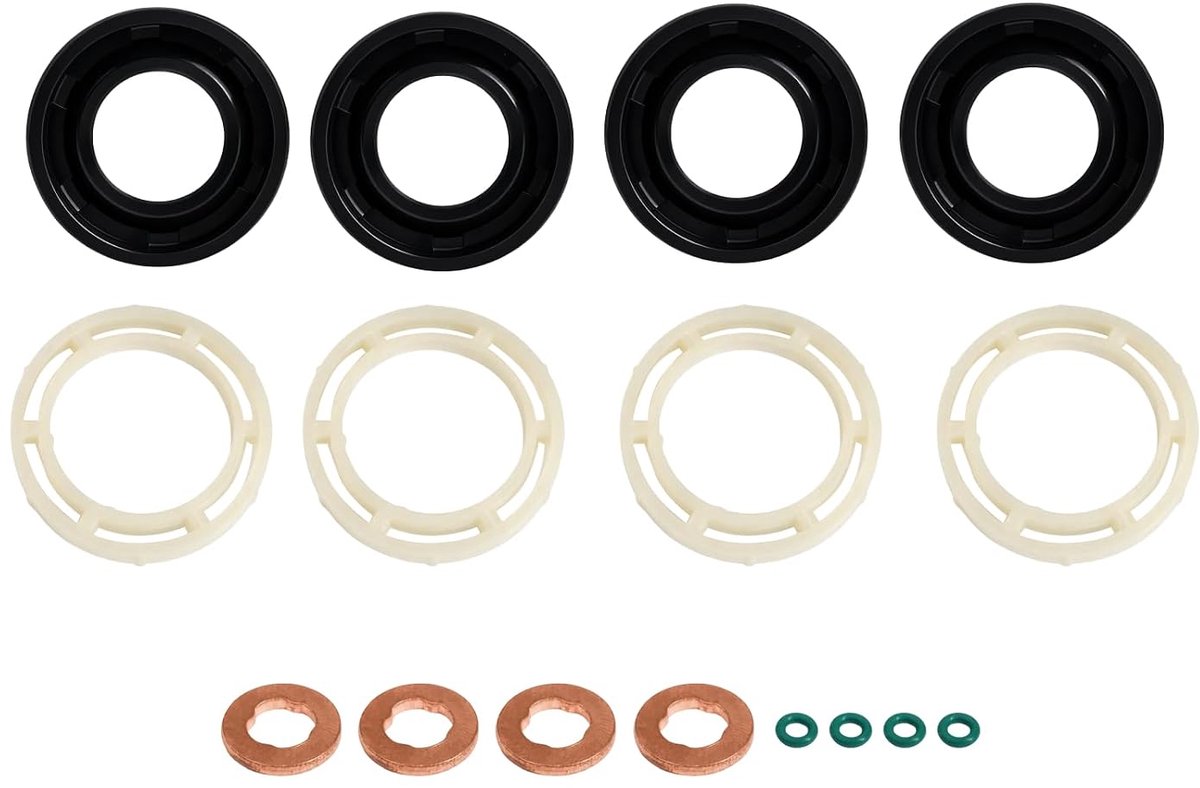 16 stuks injectorafdichtingen 1.6 HDI voor C2 C3 207 307 1314368 1982A0 dieselinjectoren vervanging (16 stuks)