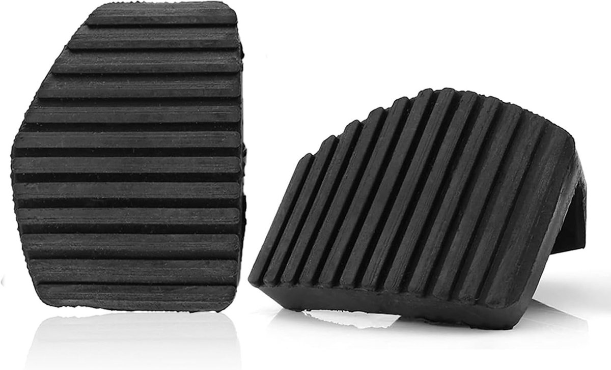 1 paar pedaalbeschermkap, rubberen afdekking voor koppelingsrem pedaal voor Peugeot 1007 207 2008 301 308 508, voor Citroen C5 C3 Picasso DS4 C6 C4 C8