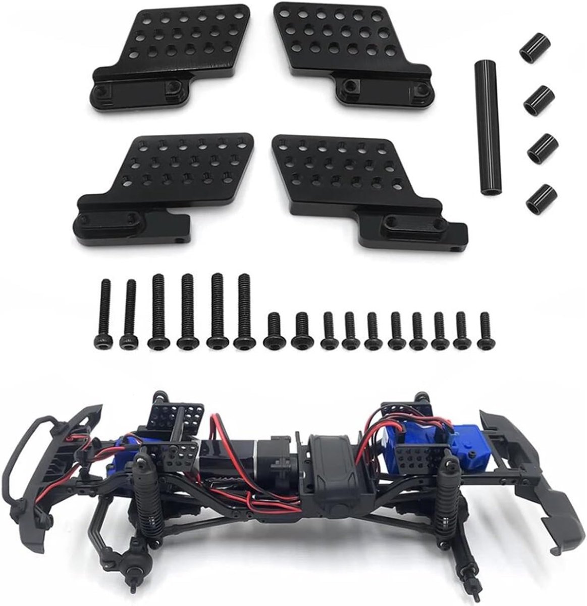RC Schokdemperhouder, meerdere inbouwposities voor RC auto schokdemperhouder voor TRX4M Defender 1/18 RC Crawler Upgrades