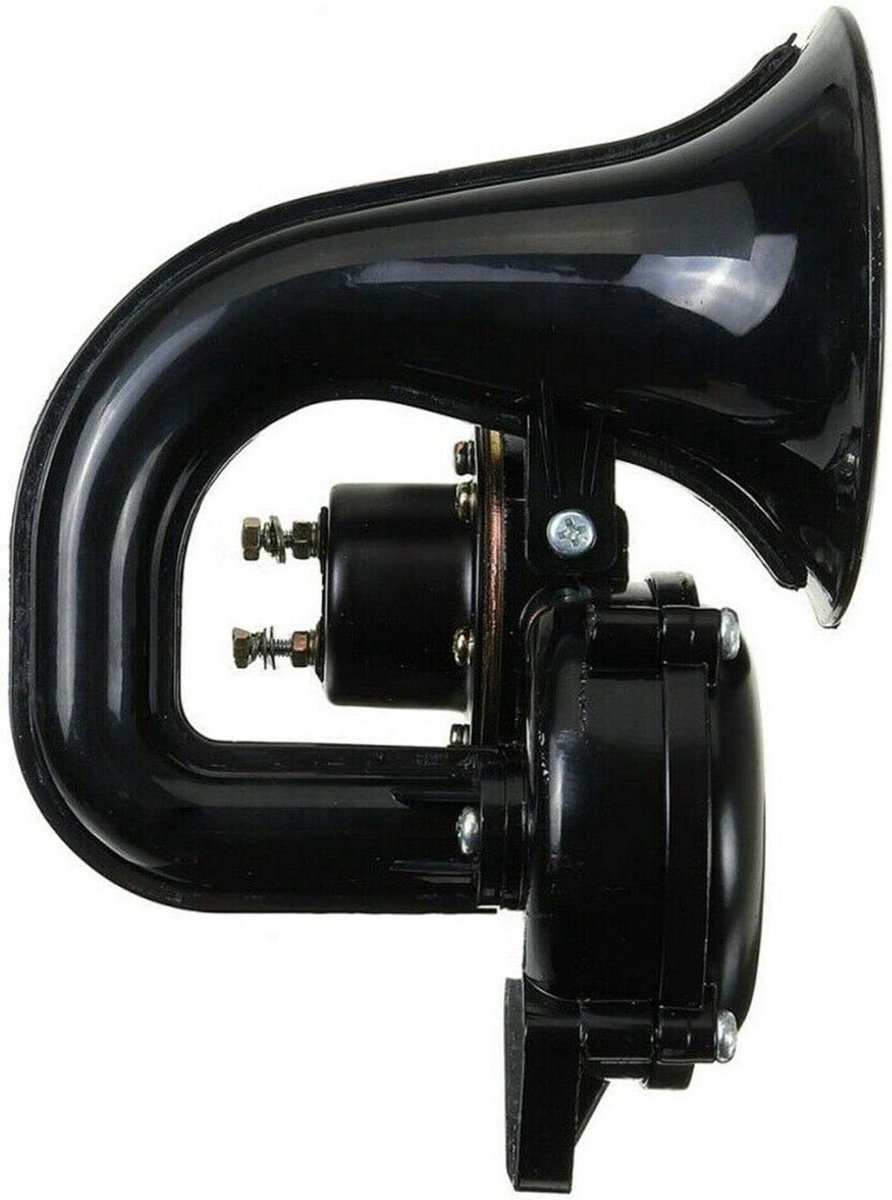 12V/24V Elektrische Hoorn 300dB Luid Geluid Luchthoorn Waterdichte Slak Hoorn Voor Truck Auto Motorfiets