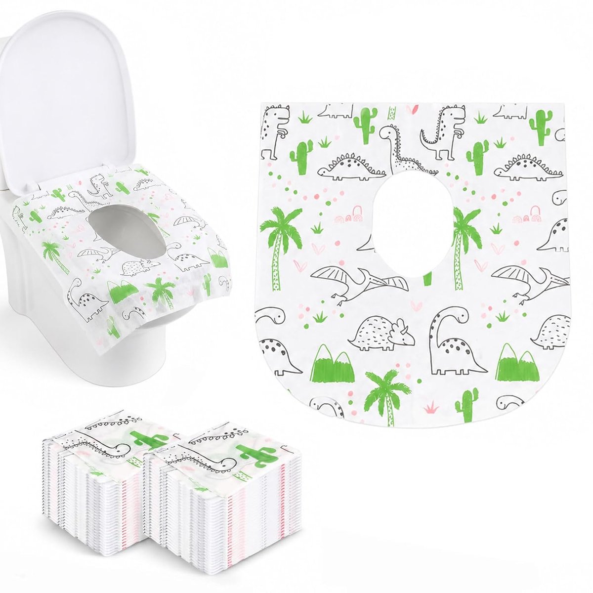40 stuks wegwerp-toiletbrilhoezen voor kinderen