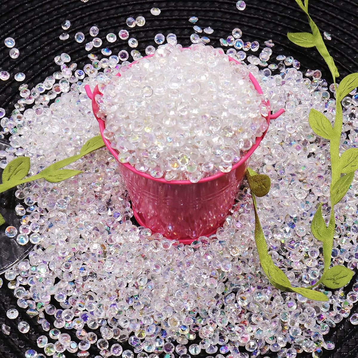 4200 stuks diamanten, strooidecoratie, bruiloft, transparant, kristallen decoratieve stenen, acryl tafeldecoratie, diamanten voor vaas, vulpen, Kerstmis, bruiloft, verjaardag,