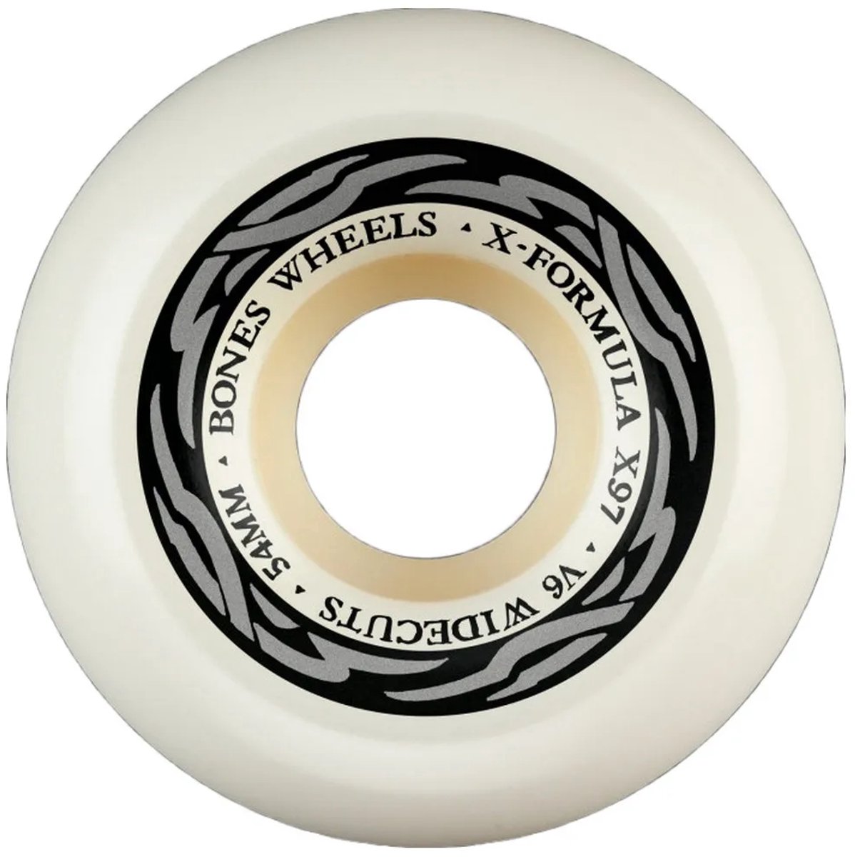 Bones Widecut V6 X-formula Wiel Zilver 54 mm/97A