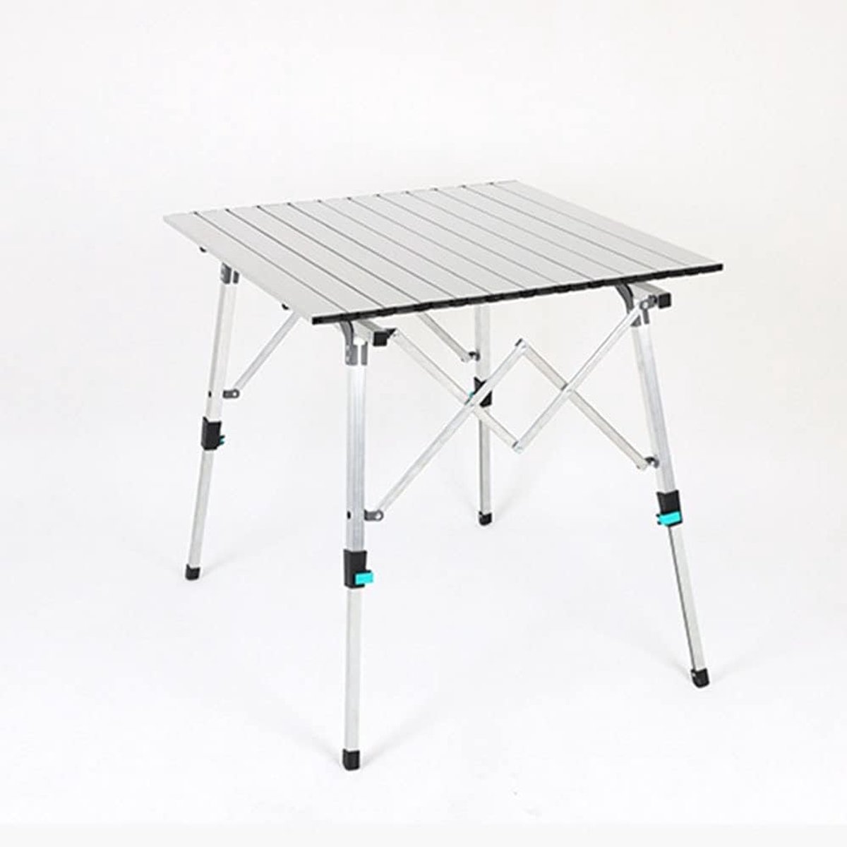 Draagbare campingtafel Aluminium stabiel Antislip Verstelbare hoogte Hoge kwaliteit Verdikte Duurzaam Gemakkelijk schoon maken Reizen voor picknick Keuken Wandelen Multifunctionele tafel