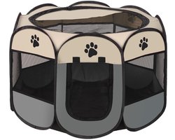 Kattenhok [Maat L]- opvouwbaar - Kattenhuis - Voordeur Met Rits