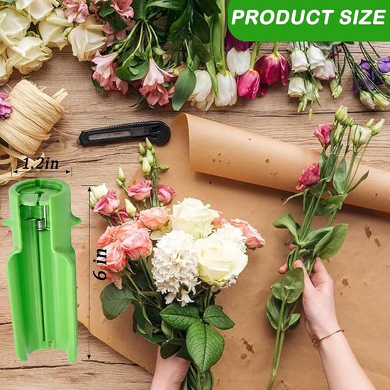 Rozen, rozendoornstripper gereedschap, rozenkoorn stripper, bladverwijderaar, bloemenreiniger voor bloemenwinkels, tuinieren, bloemen, verwijdering van bladeren (is groen) — afbeelding 5