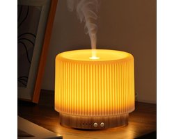 KLS® Humidifier - Humidifier en Diffuser - Oplaadbaar - Wit - 6cm x 6cm x 5cm