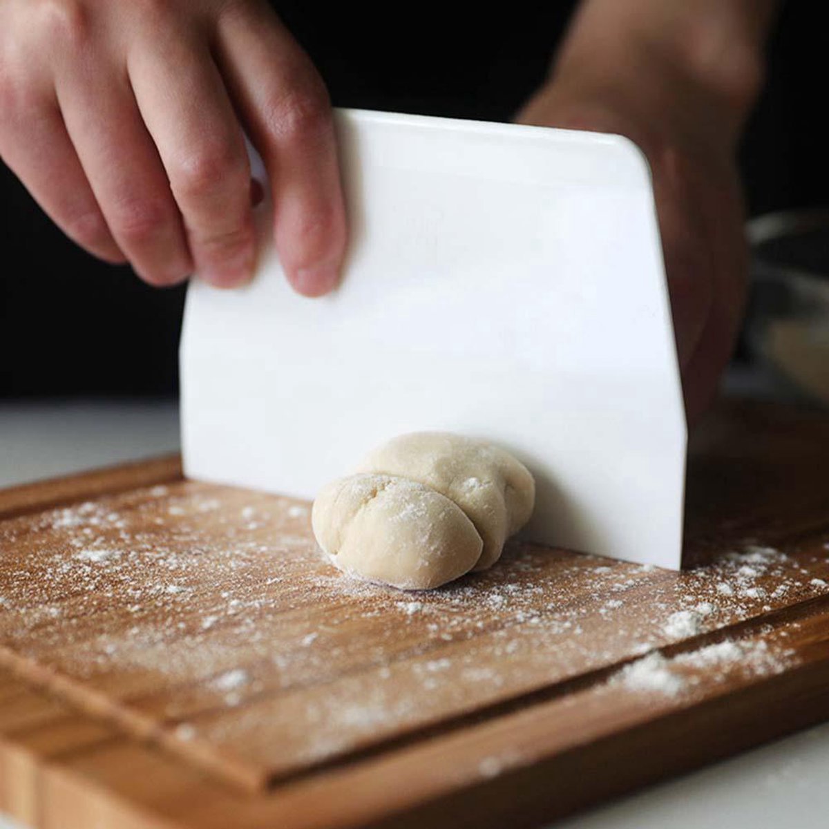 Okado Deegschraper - Kunststof - Voor Deeg, Fondant en Glazuur