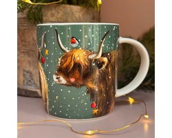 Alex Clark Kerst Mok Hooglander ~ Highland Cows