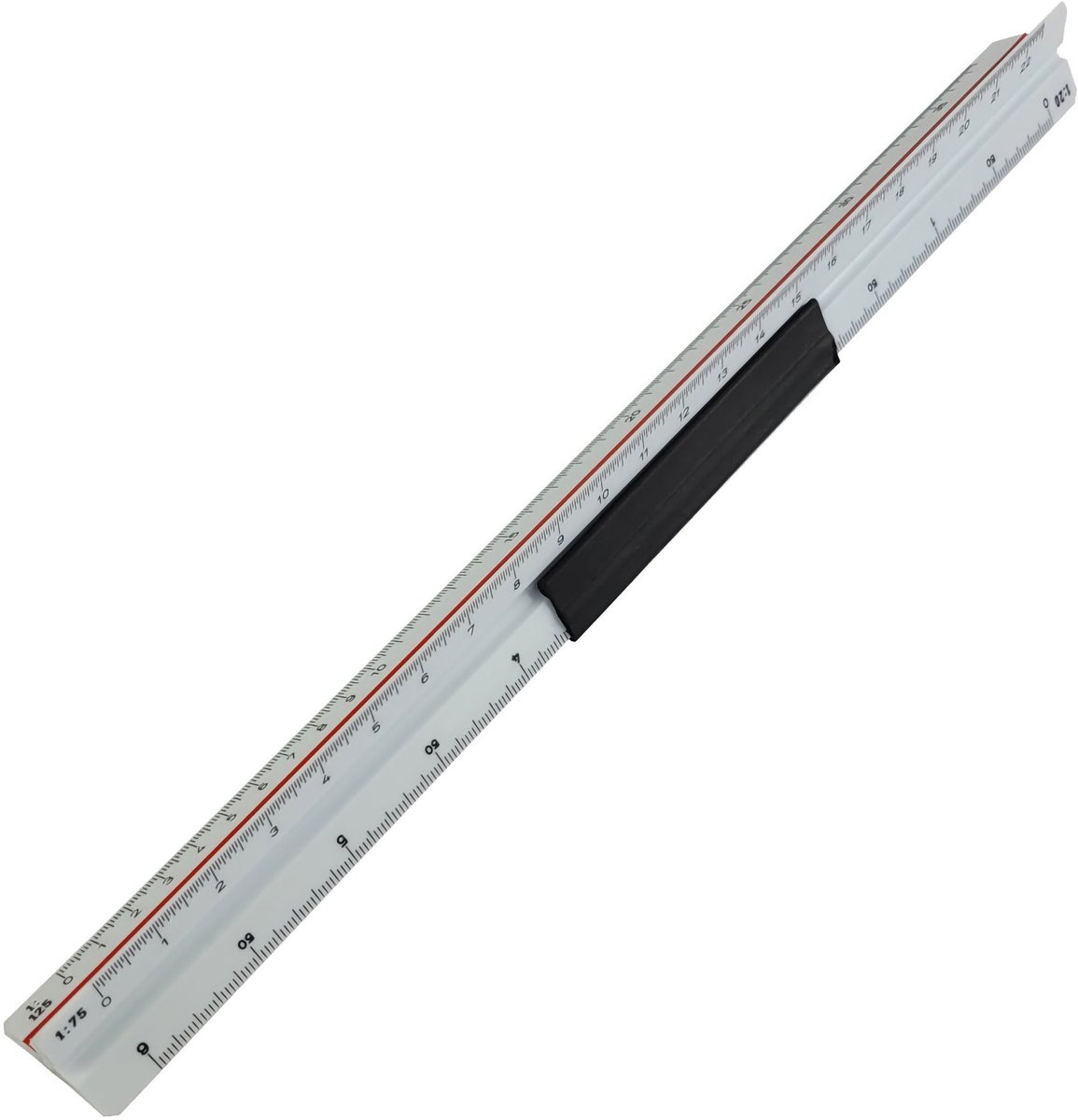 M+R - Schaalstok 30 cm - Kunststof - Architect 1 - 1:20 1:25 1:50 1:75 1:100 1:125 - MR-16310090