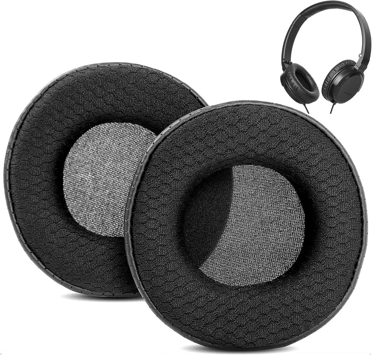 Breathable Replacement Ear Cushion Compatible with Beyerdynamic DTX 350 DTX 350M Headphones Ear Pads with Mesh - ShopVlot