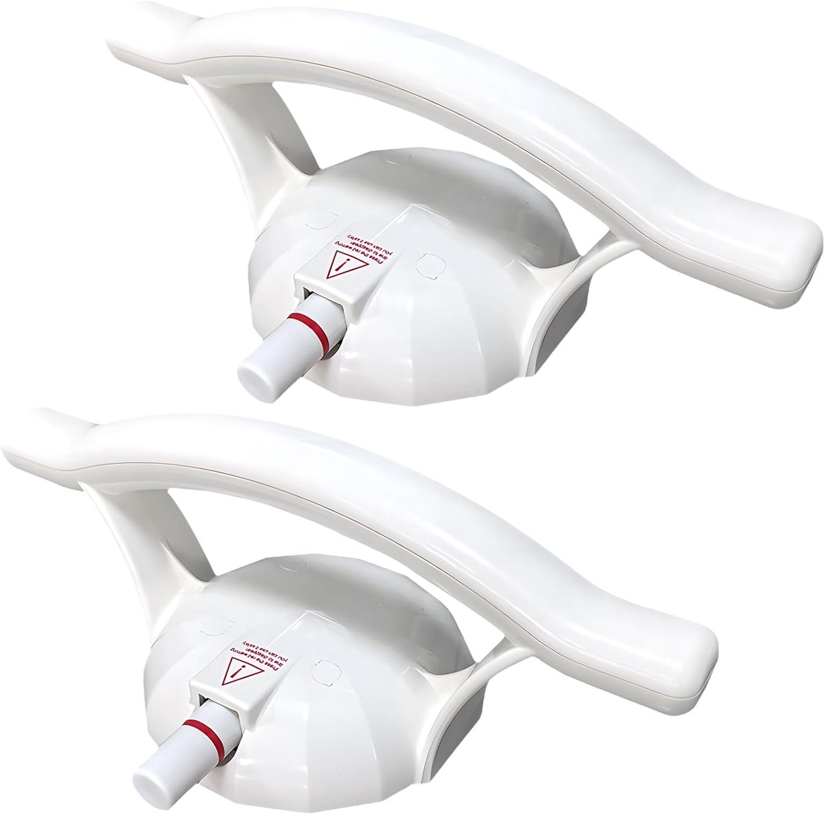 Shower handle without drilling 2 pcs, red indicator shower handle, senior hand grip, senior shower handle, disabled - ShopVlot