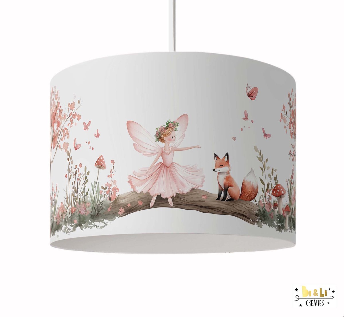 Hanglamp Fairy tale vosje-verlichting-kinderkamer-sprookje-fairy-incl pendel-E27