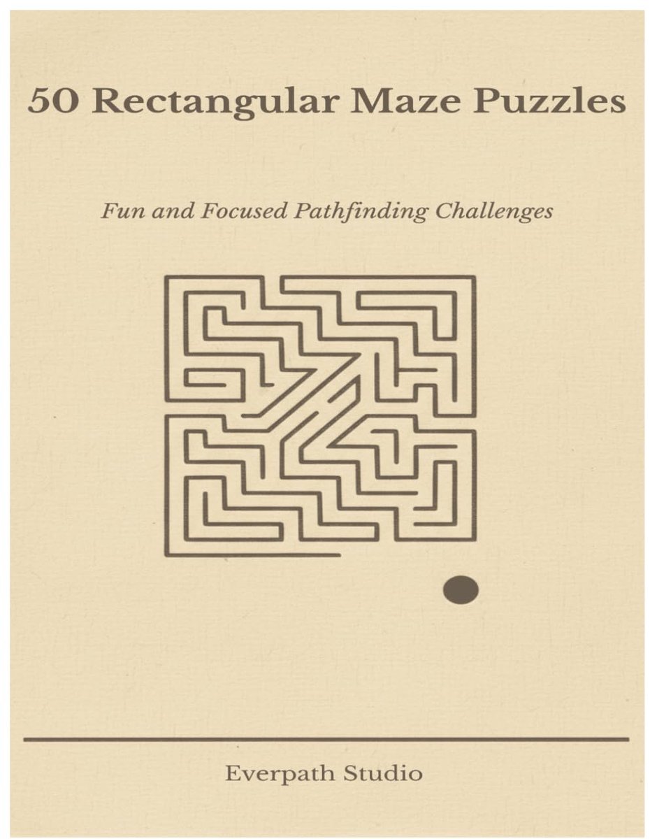 50 Rectangular Maze Puzzles: Fun and Focused Pathfinding Challenges - ShopVlot