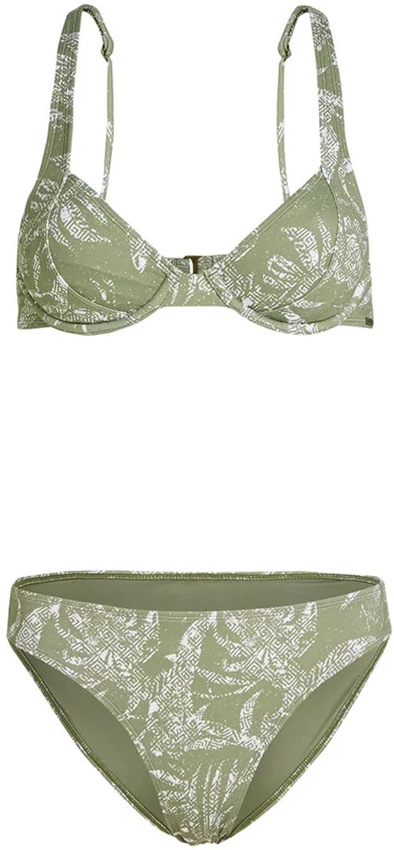 O´neill Saltwater Elsie Rita Bikini 38 B Vrouw Groen