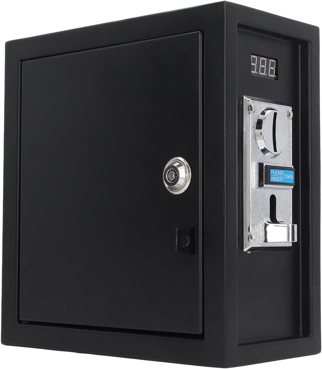 Coin Machine Timer Control Power Box, Programmable Coin Dispenser Timer Box Coin Catchers for Machine, Washing - ShopVlot