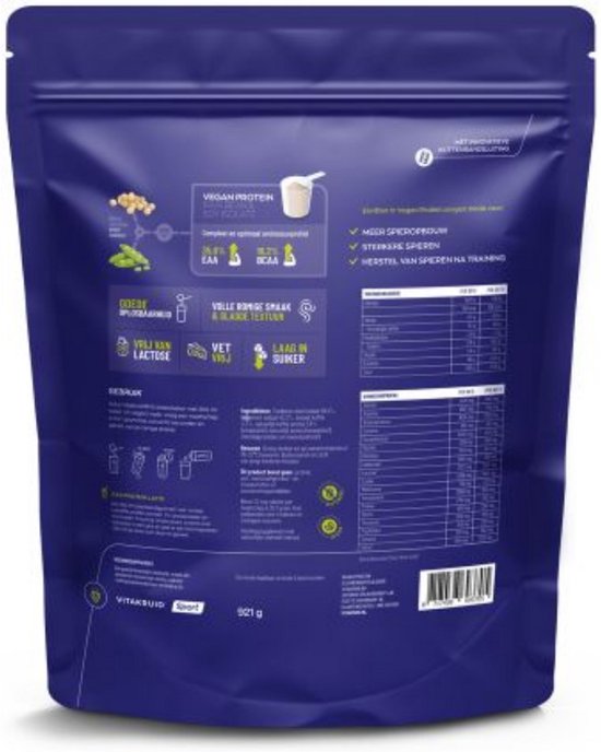 Vitakruid Vegan Protein EverPro & Fava IJskoffie - 921 gr van Merkloos — afbeelding 2