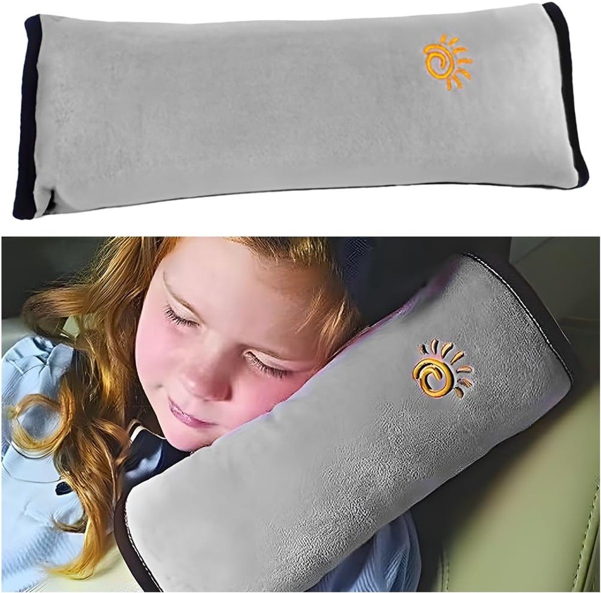 Zitveiligheidskussen - Grijs - Polyester - Bescherming voor kinderen en volwassenen - ShopVlot