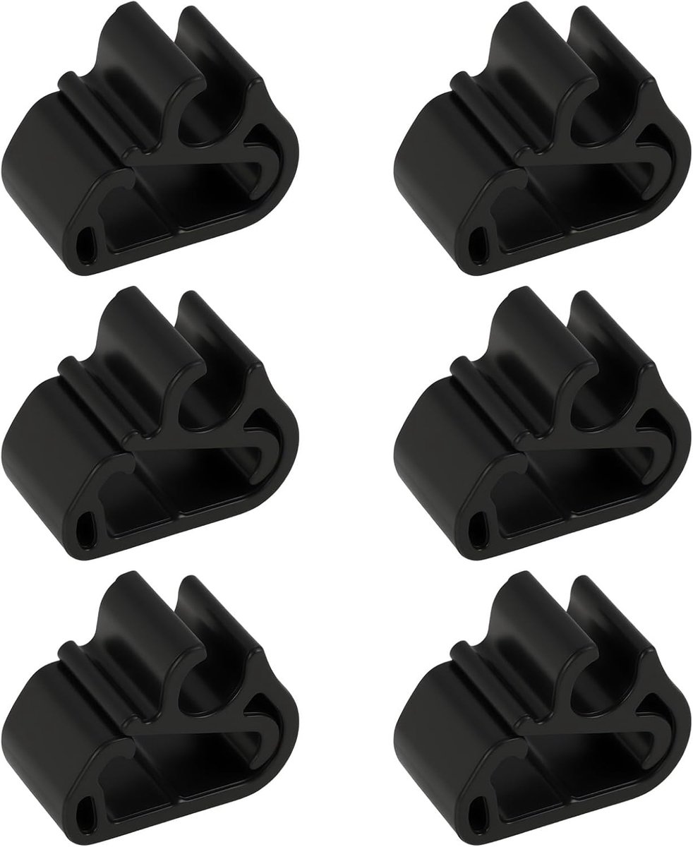 SnelShoppen - Pack van 6 Vervangende Wisserarm Clips voor Peugeot 3008, 5008, Citroën C5, DS7 - Reparatieclips voor Ruitwissers, Accessoires voor Ruit