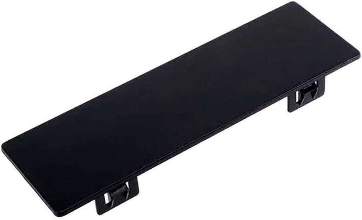SnelShoppen - Universele 1-DIN Auto Radio Cover Plaat - Zwart Plastic, Snap Closure, Radiodeck, Radio Schacht Bedekking, Dashboard Accessoire