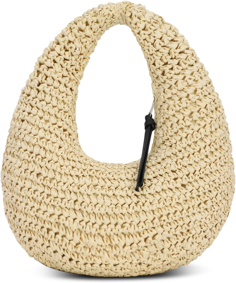 Schouderhandtas dames zomer strand - geweven stro - handtas voor dagelijks gebruik - ShopVlot